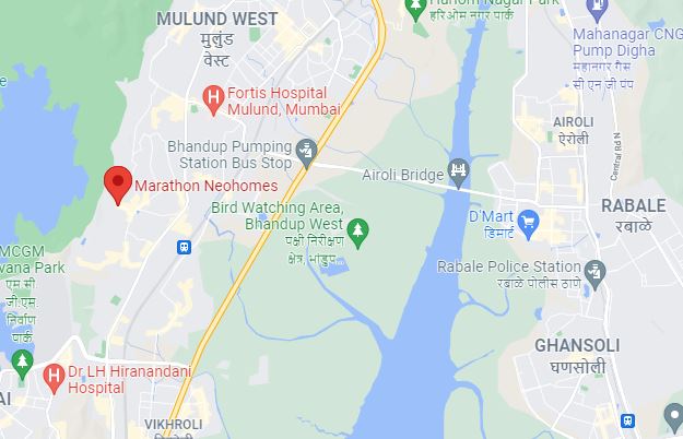 1 bhk marathon neo homes bhandup address map